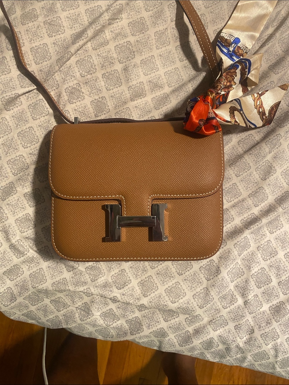 Constance Mini Shoulder Bag in Tan